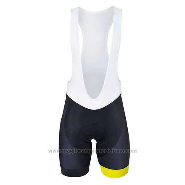 2017 Abbigliamento Ciclismo Biemme Moody Giallo Manica Corta e Salopette